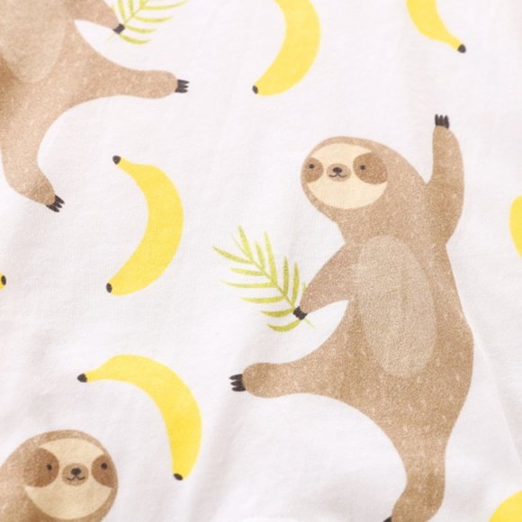 NWT baby onesie outfit sloth funny 100% cotton - Picture 4 of 6